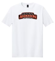 64000 White "Anderson Raptors Traditional logo" Tee